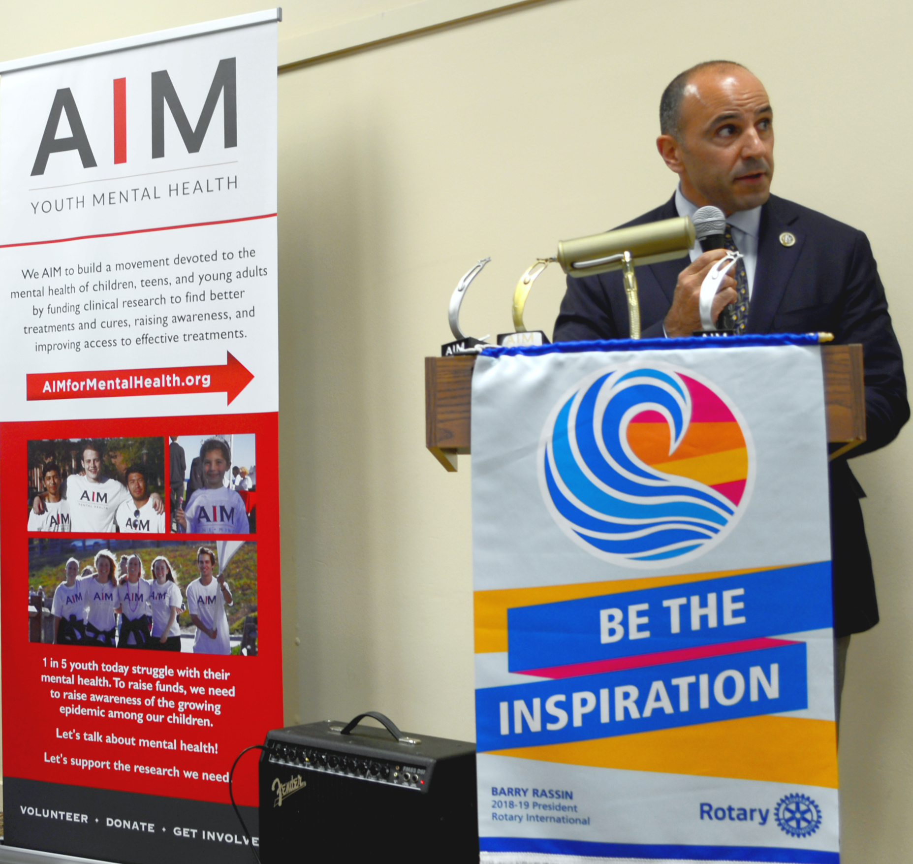 2nd Annual AIM for Awareness Ad Contest Awards — Special Guest, Congressman Jimmy Panetta